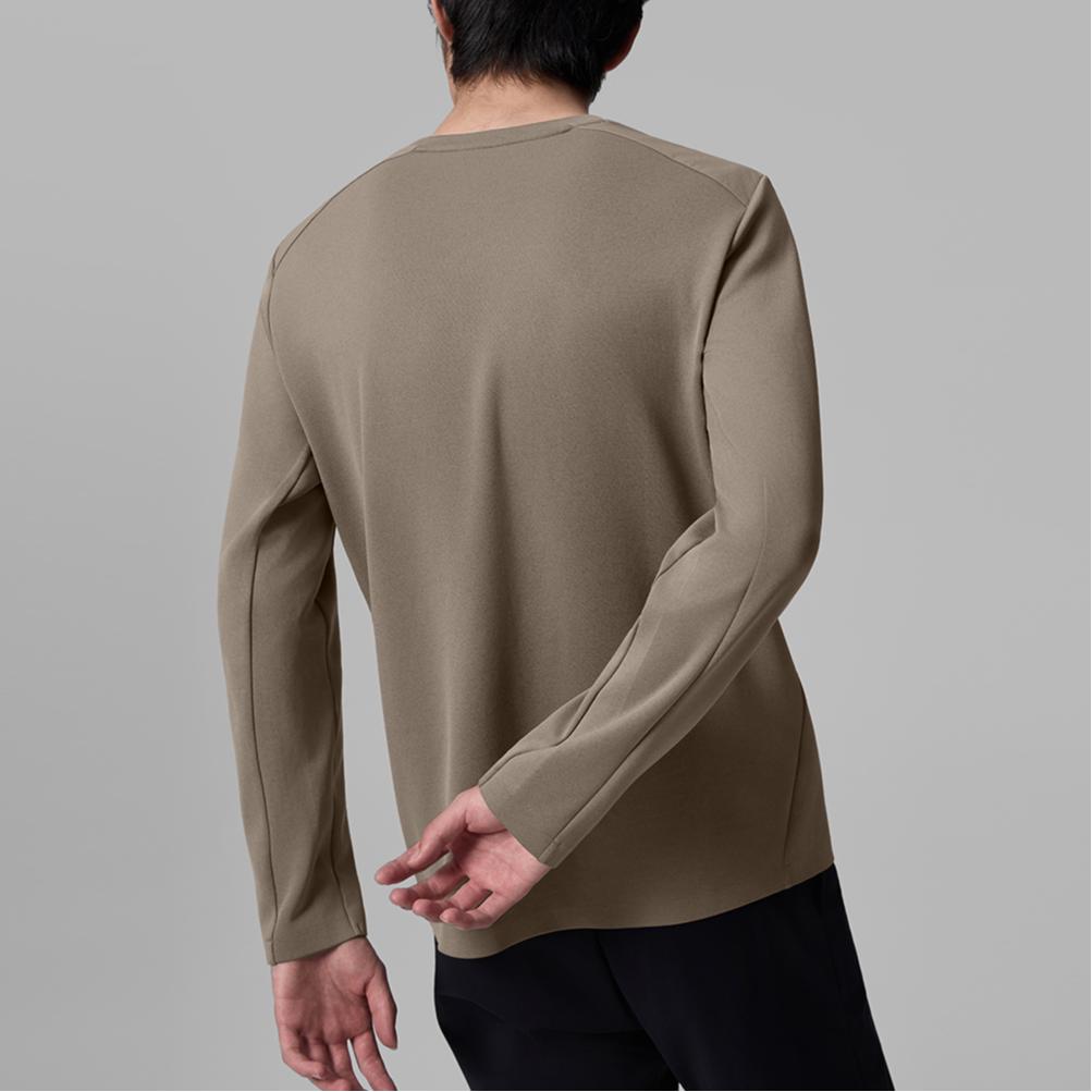 Saucony FW25 Round Neck Pullover Simple Comfortable Long Sleeve T-Shirt Men Tops SA2250LT82C-GR137