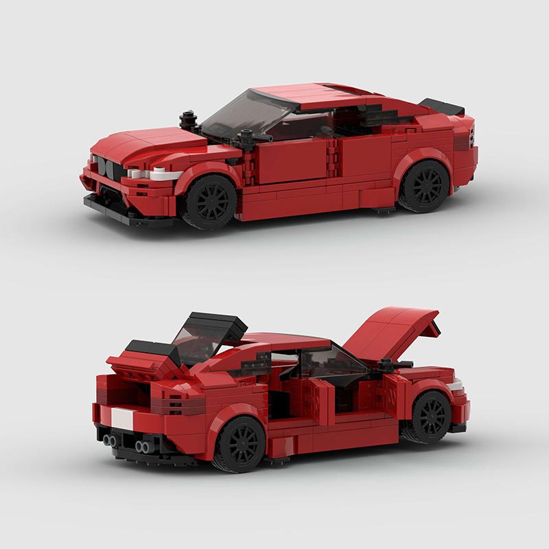 Speed Garage Racers Cars Sports Bricks Building Blocks MOC M5 Competition F90 Toys Kids City Vehicle Supercar Sets DIY