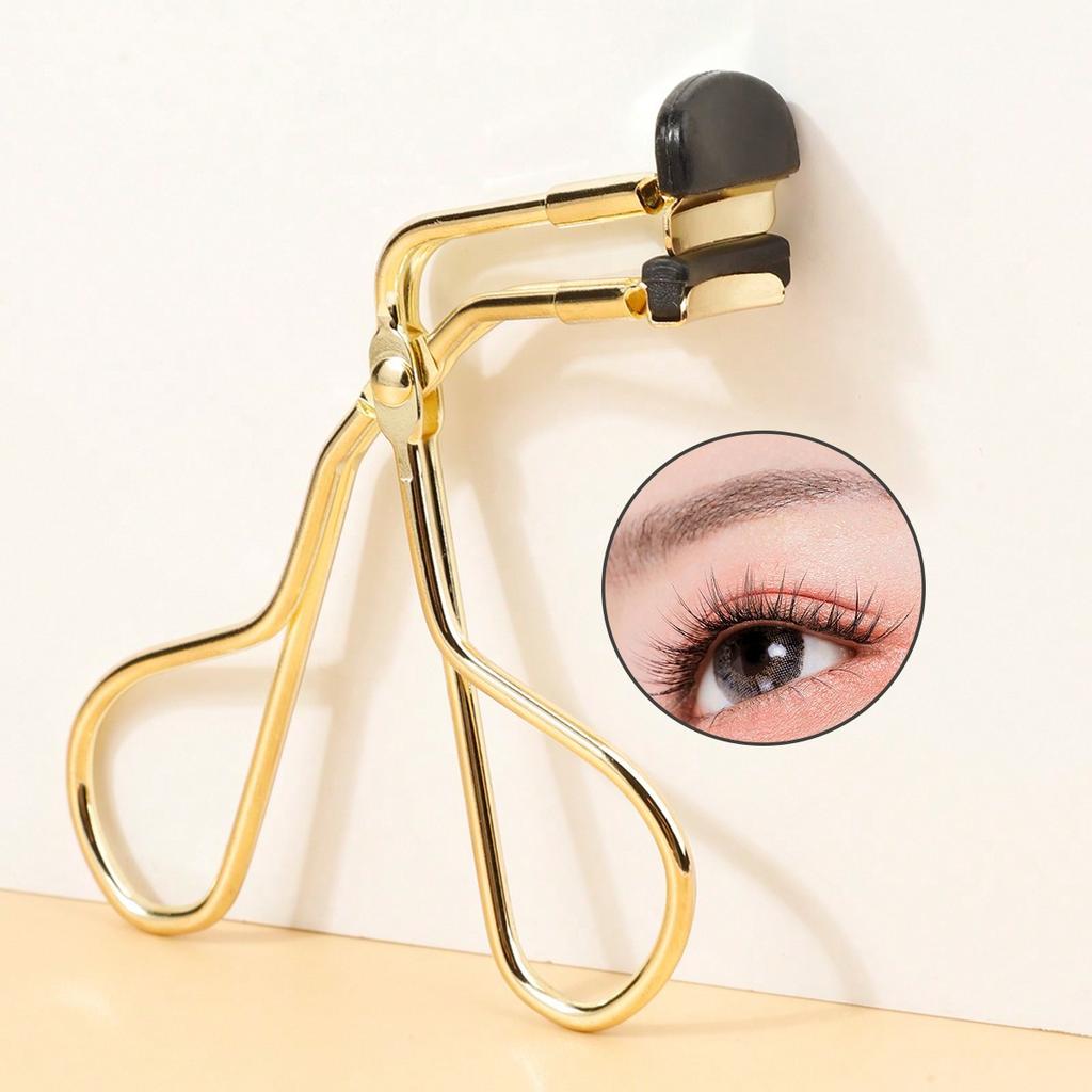 1pc Black/Silver White Curl Eyelash Curler Stainless Steel Eyelash Cosmetic Makeup Eyelash Curler Curling Eyelashes Tool