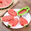 1pc Stainless Steel Watermelon Slicer & Popsicle Mold – Easy Manual Fruit Cutter With Green Handle, No Power Needed, Perfect For Summer Snacks