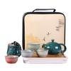 Chinese Style Portable Ceramic Travel Tea Set