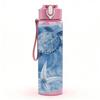 1PC Ocean Turtle Shell Watercolor Print 750ml Color Plastic Sports Water Bottle Leakproof Flip Straw Lid Suitable for Sports Office Home Use