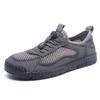 Men's Summer Casual Breathable Mesh Sport Shoes - Hand-stitched, Hollow Design, Large Size