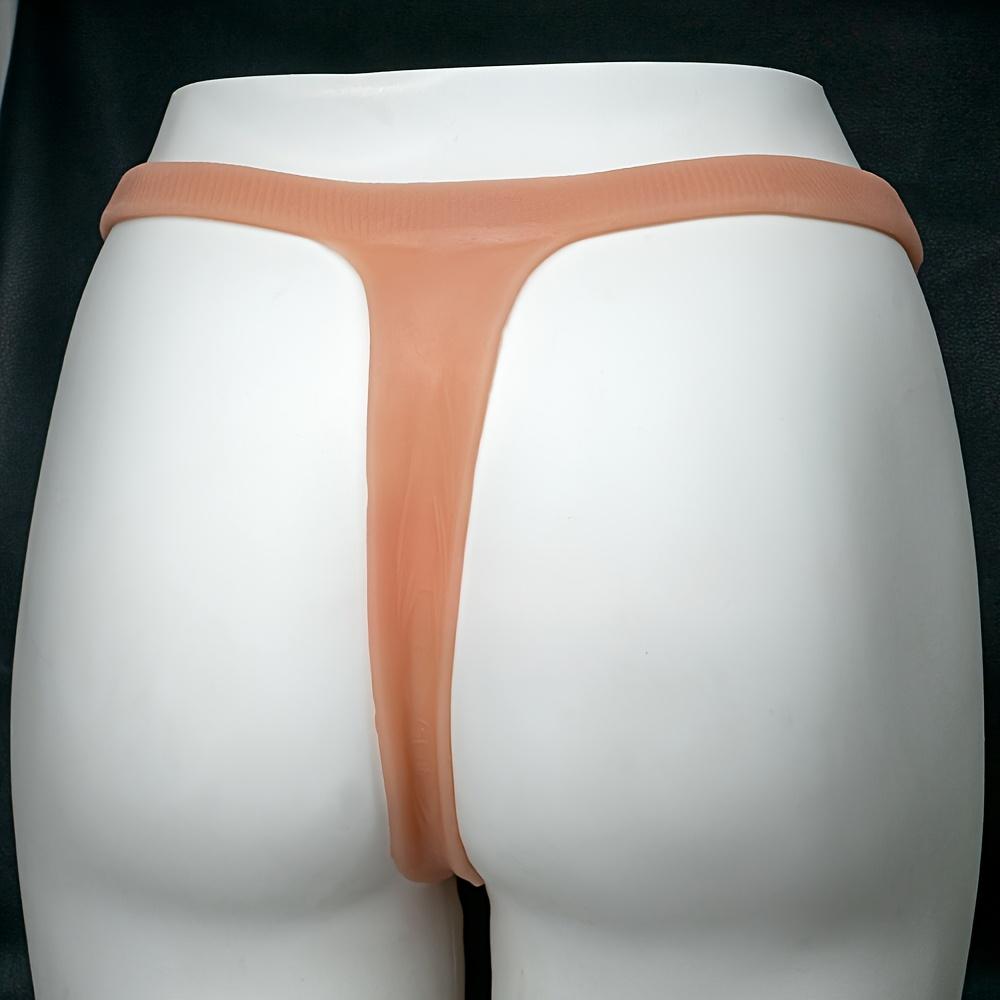 Wearable Strap-On Dildo with Thong Panties – Soft Realistic Penis, High-Elasticity Material, No Battery Needed, Perfect for Women & Couples