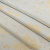 Embossed Jacquard Fabric White Beige Goldfish Design Sewing Material Cheongsam Dress Party Garment Wide 150cm Sold By Meter