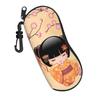 Süße Sakura Kokeshi Puppe Brillenetui Schützender Reißverschluss Sonnenbrillenbox Ins Style Brillenbehälter
