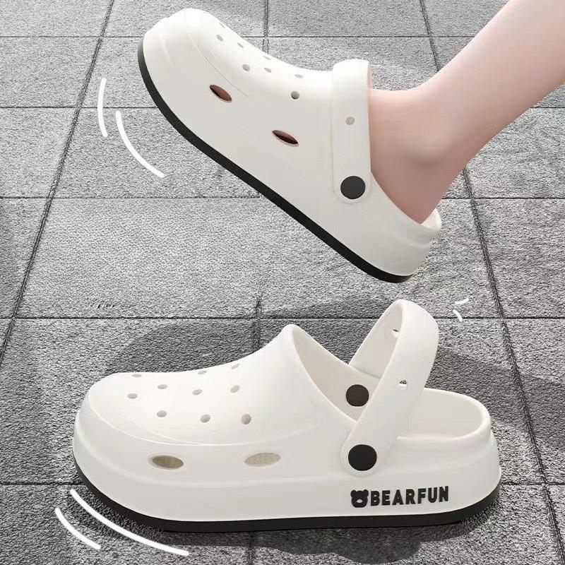 Ladies' Thick Soled Breathable Summer Sandals, Suitable for Walking, Walking Dogs, and Home Use, Lightweight and Shock-absorbing Casual Beach Shoes