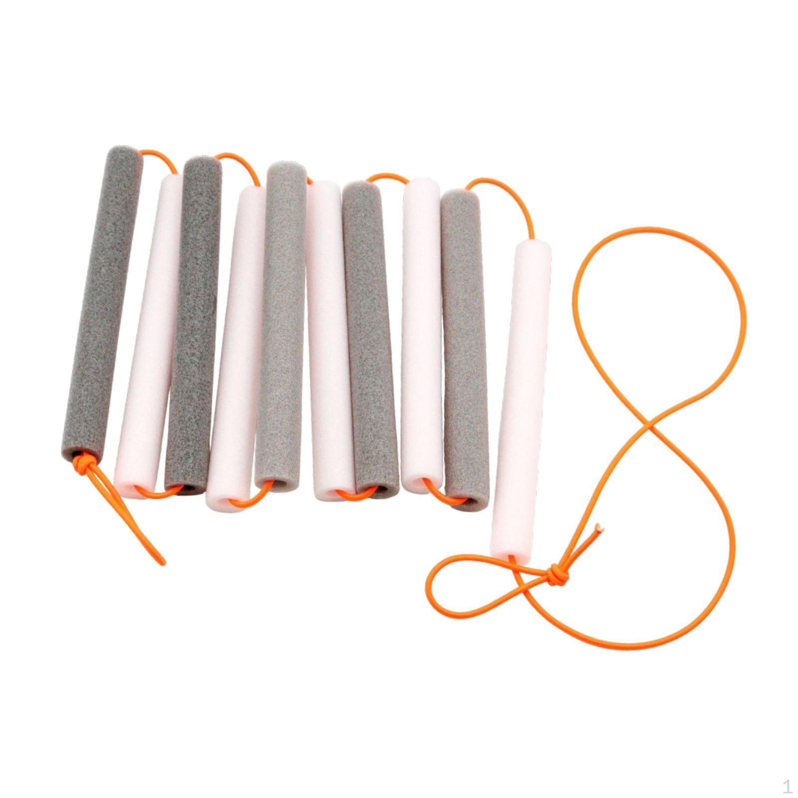 High Jump Training Equipment, Foldable Gymnastics Bar, 98.43inch Length Lightweight Foam Elastic