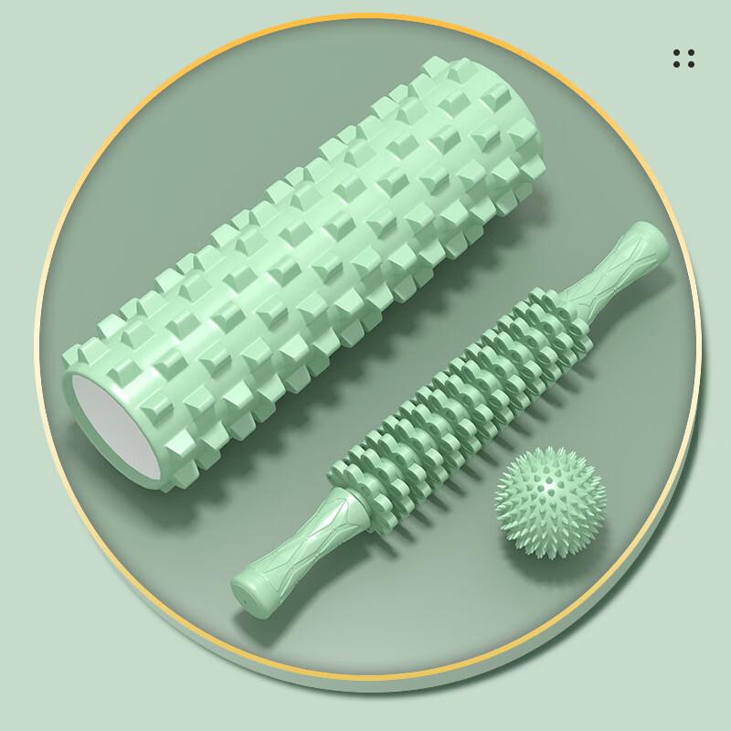 OEING Yoga Fitness Spiky Foam Roller & Massage Set