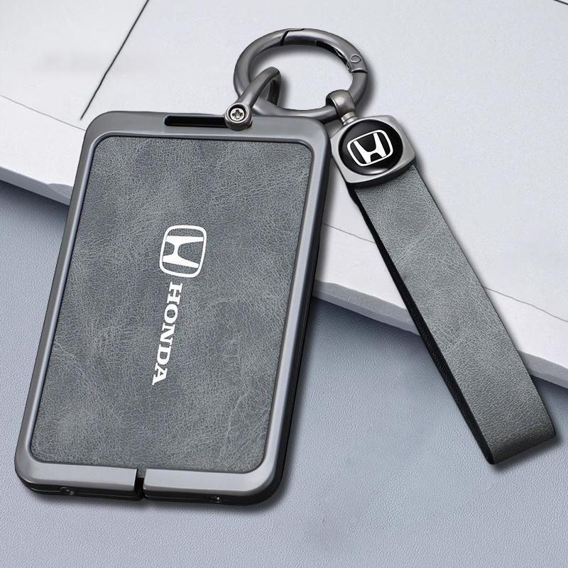 Leather Car Smart Remote NFC Key Case Cover Card Protection Shell For Honda Civic 11th Gen ZRV Integra 2023 Keyless Accessories ais256