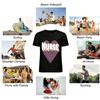 Nurse Themed Casual Top With Heart Print For Medical Staff Pure cotton T-shirt