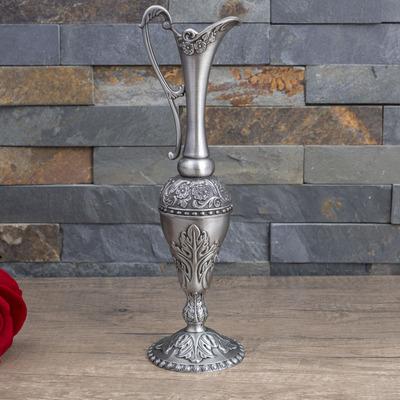 

Creative Small Zinc Alloy Flower Vase for Tabletop Decoration Home Living Room Office Window Centerpiece Or Wedding Party