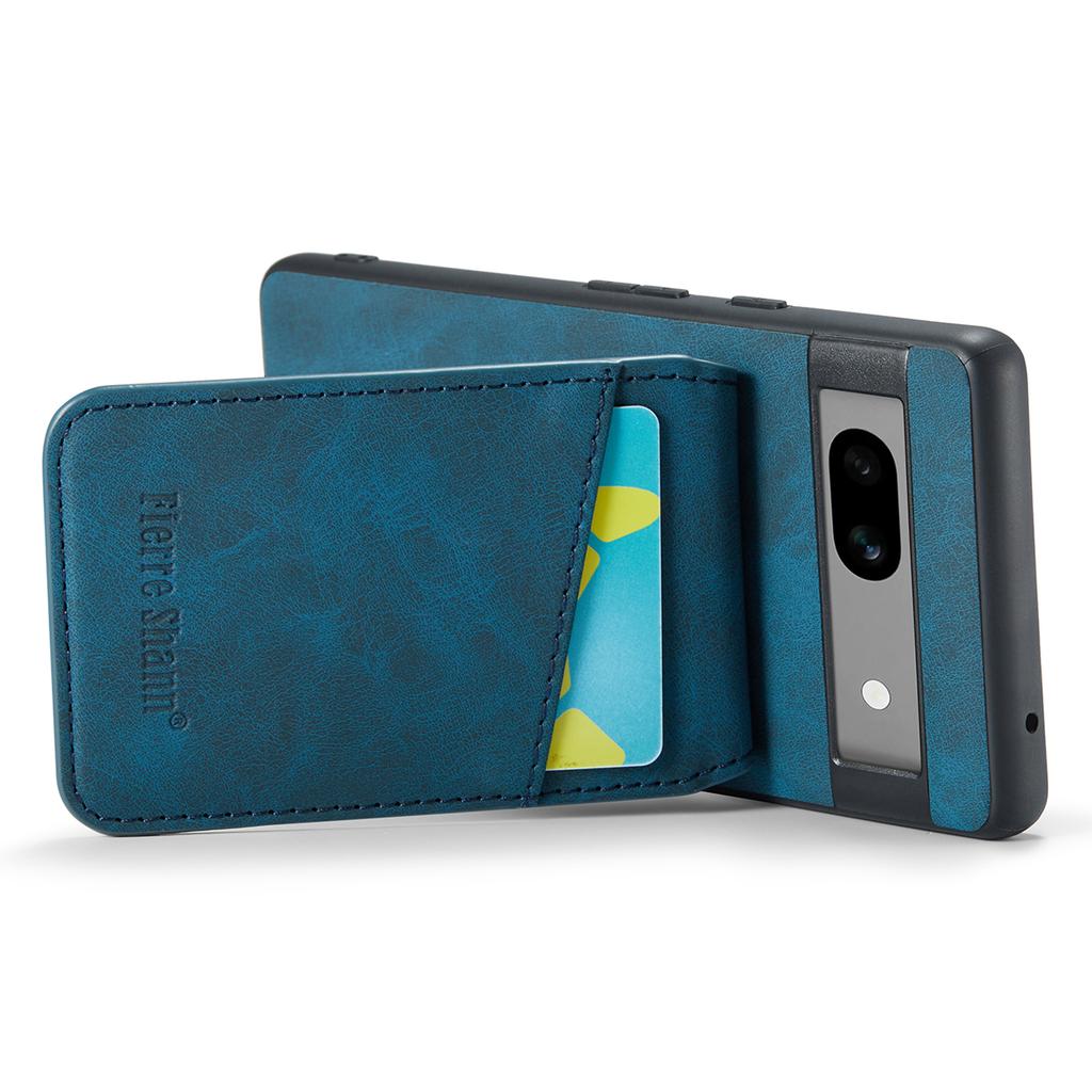 For Google Pixel 8a Cell Phone Case RFID Blocking Card Slots PU+TPU Cover
