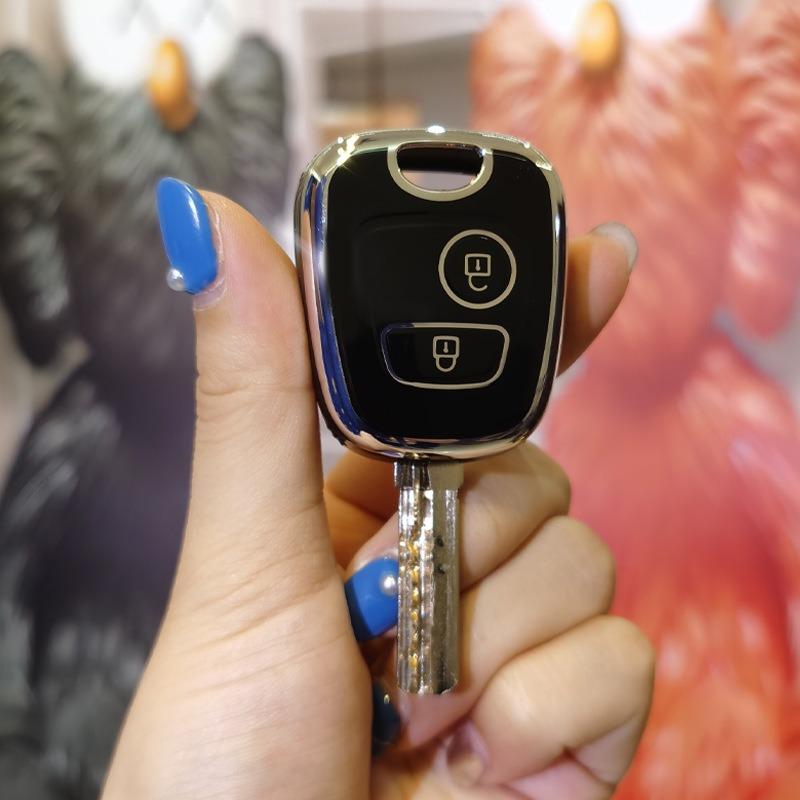 New TPU 2 Buttons Car Key Case Cover Protector Shell Fob Keychain For Citroen C1 C2 C3 C4 For Xsara Picasso Auto Accessories ajd256