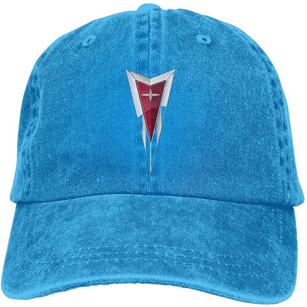 Nyanhif Personalized Pontiac Auto Logo Fashion Hat Cap for Unisex Black