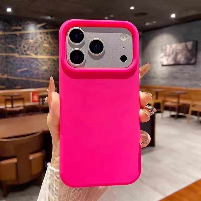 Luxus Flüssigsilikon Handyhülle für Apple iPhone 17 Air 16E 15 14 Plus 13 12 Mini 11Pro Max XR XS 7/8 SE XSmax Stoßfeste Schutz-Rückseite