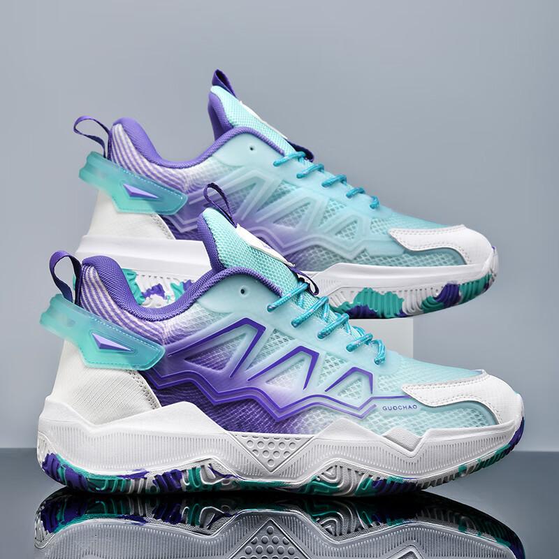 

Basketball shoes men s mesh breathable non-slip wear-resistant shock absorption practical combat lightweight running shoes student luminous casual sp 45