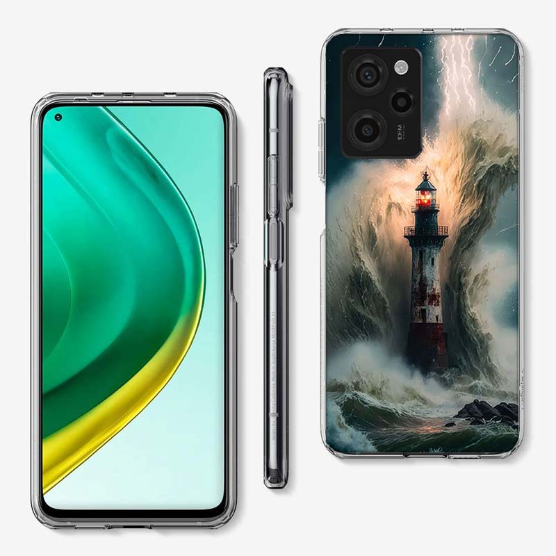 Lighthouse Cover Phone Case For Xiaomi Poco M8 M7 M6 M4 M3 X7 X6 X4 Pro F7 Ultra M5S Mi 14 14T 15 15T 12T 10T Pro 12S 12 11 Lite