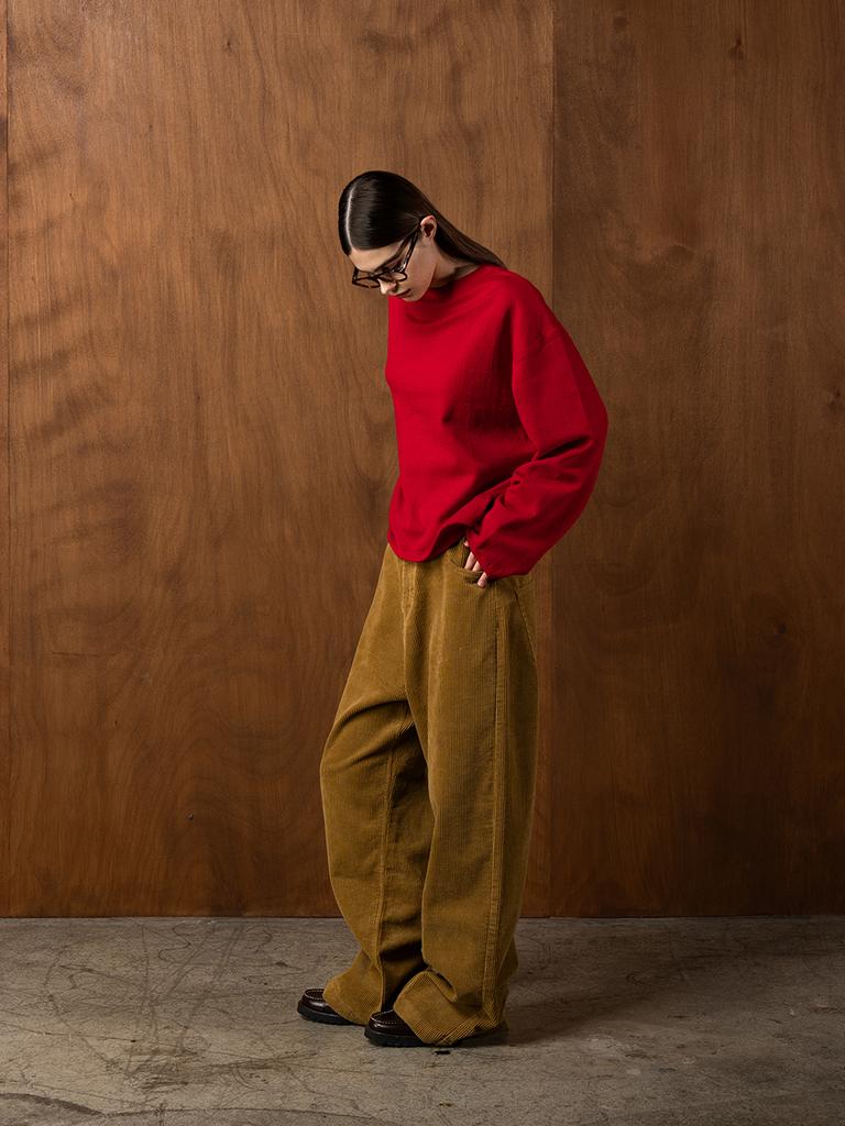EDENIK Corduroy Wide Pants (2 Colors)