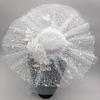 European and American white exaggerated hat super fairy lace juan yarn top hat studio bride style catwalk hat hat accessories headgear