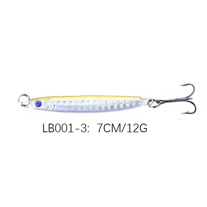Lure Bait Jig7CM12GLong Casting Special Bass and Red Snapper Hard Bait for Deep Sea Fishing