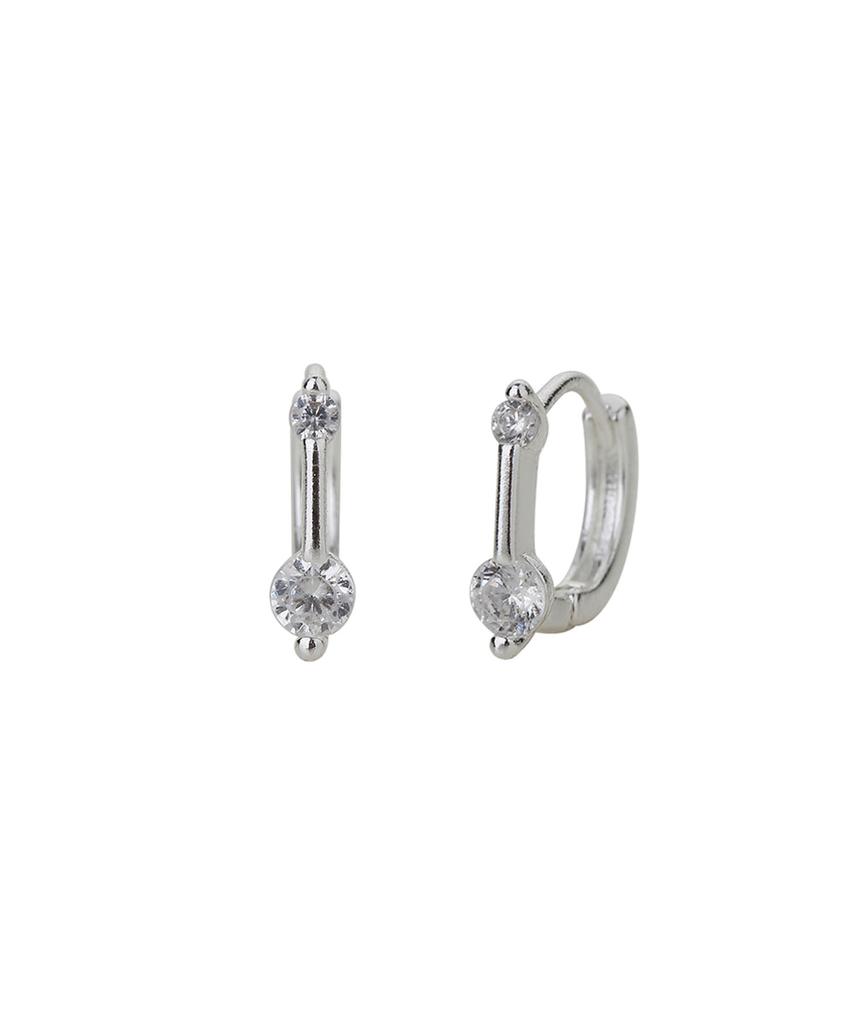 Charmy Cubic Line Earrings