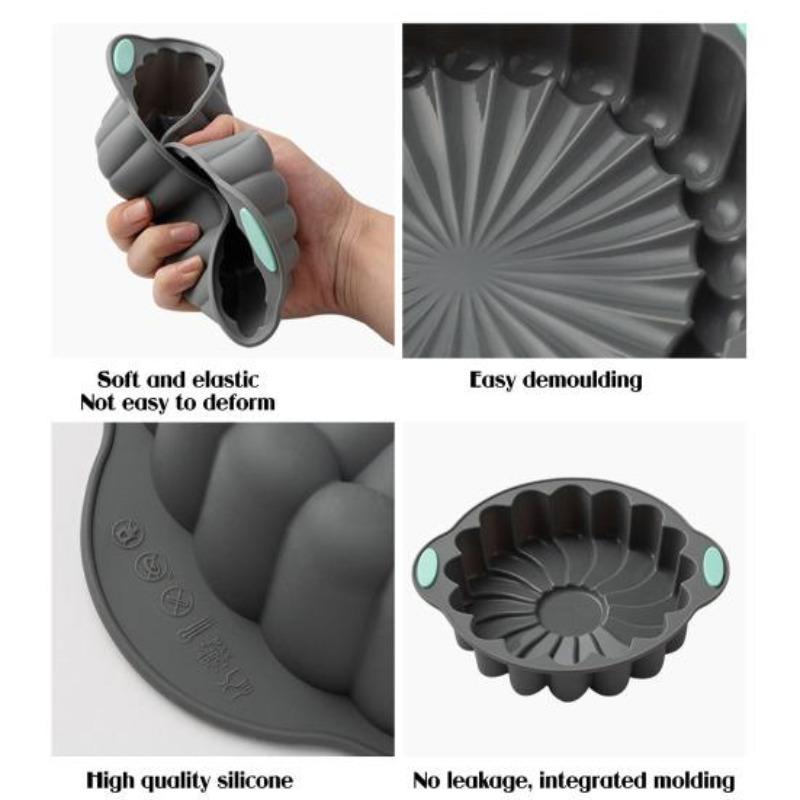Silikonkakform Nonstick Rund Charlotte Kakform för Ostkaka Choklad
