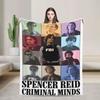 Beste Spencer Reid Gezellige Flanellen Deken Voor Woonkamer, Populair Thema Lichtgewicht Deken, Geschikt Voor Bank, Dutjes, Reizen, Studentenkamer