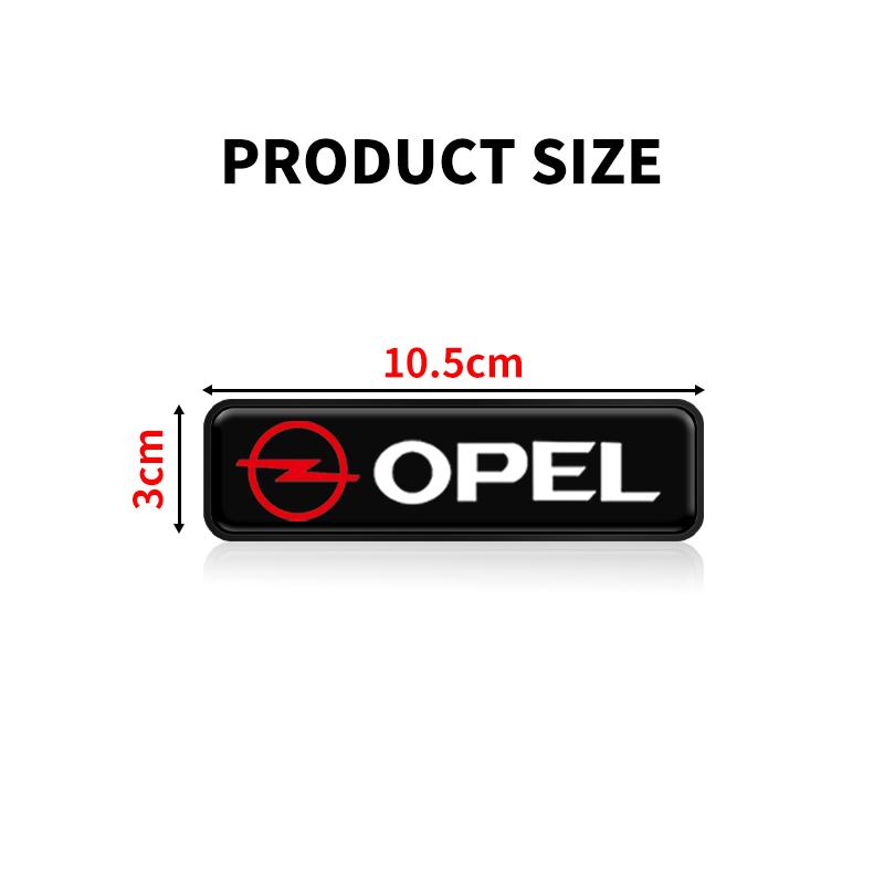 AAAYV1 Car Mid-net Lamp Badge Emblem Decoration Styling Auto Accessories For Opel Insignia Astra G J F K Vectra C H Corsa C B D Omega