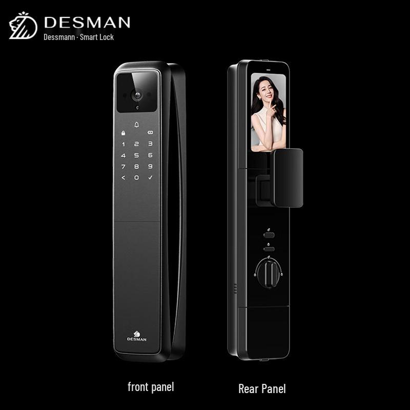 DESSMANN Q50MPro Smart Fingerprint Door Lock with Visual Peephole