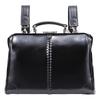 YOUTA LIGHT Dulles Tasche, Japanisches Synthetikleder, Horizontal, Klein, Schwarz