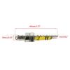 Yellow Porcelain Spark Plug for Zongshen 110 Loncin 125/150 A7TC - Motorcycle Accessory