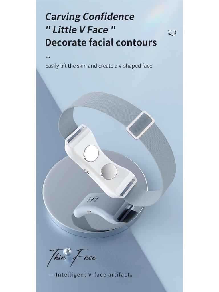 V-Face Slimming Microcurrent Chin Shaper & Lifting Massager with Vibration and Heat
