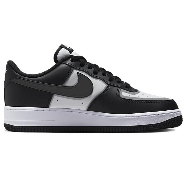 Nike Air Force 1 Slip Resistant, Abrasion Resistant, Impact Resistant Low top Skateboard Shoes Unisex White Black DV0788-001(Team181-)