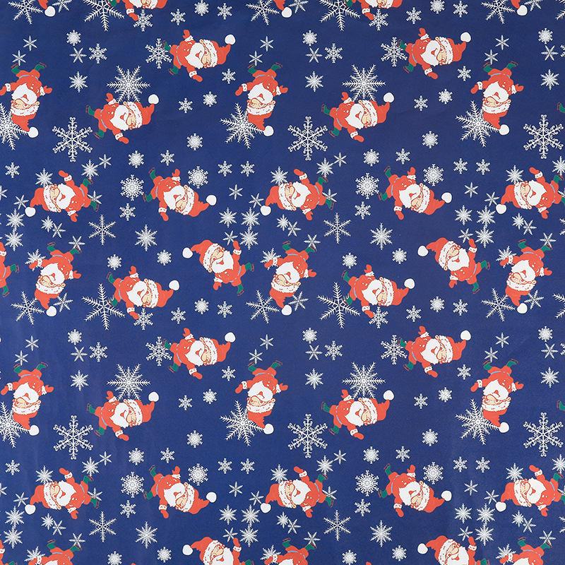 

Рождественская подарочная упаковка: Плотная крафт-бумага с рисунком дерева и лося type E, size 50*74 белый