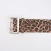 Women'S Belt Personalized Leopard Print Wide Waist Seal High-End Leather Dress Decorative Belt Women