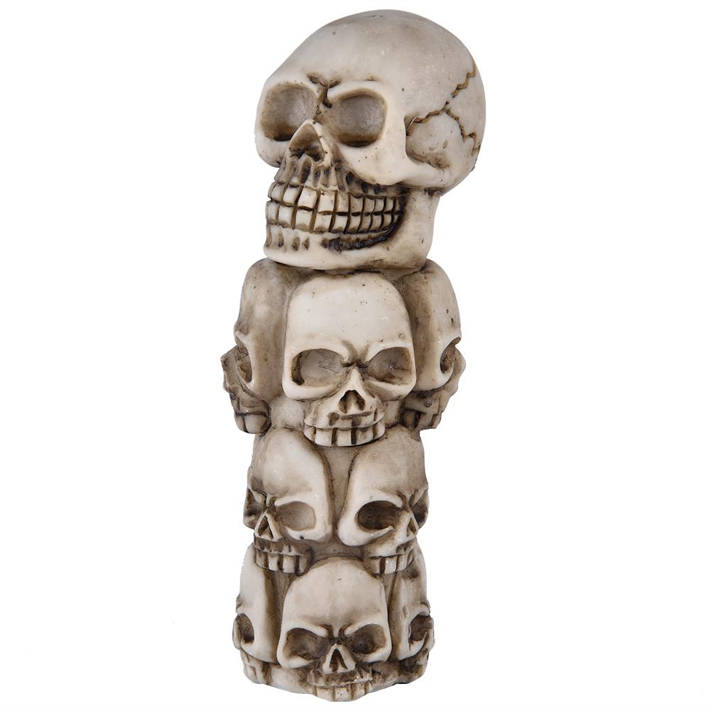 Skeleton Skull Head Many Faces Car Manual Gear Shift Knob Stick Lever Shifter Universal