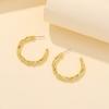 Chinese Style Exaggerated Snake Body Wrapped Earrings Trendy Metal Hip Hop Earrings