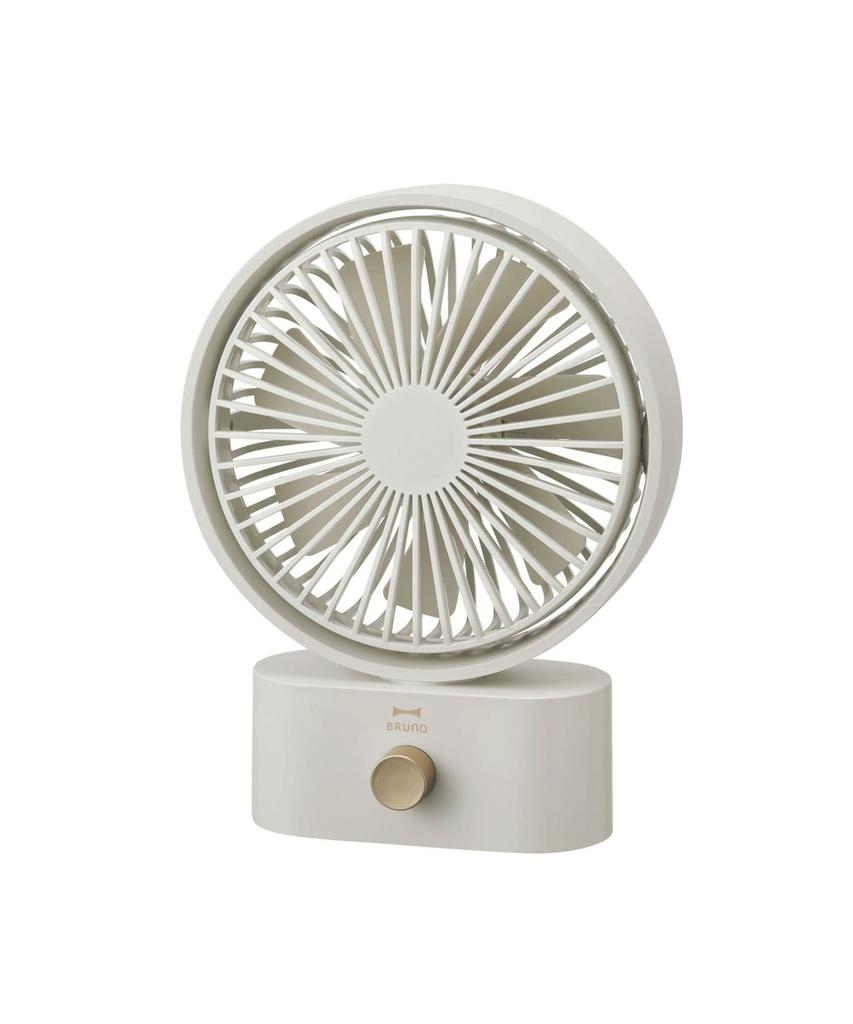 BRUNO Bruno Desktop Fan, Quiet, Oscillating, Compact, Portable, Swinging Desk Fan, Green, BDE061-GR