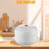 Microwave Steamer with Lid and Tray Kitchen Vegetable Steamer Kitchen Cookware for Heating Meals Pasta Dumpling Meat Bacon Corn