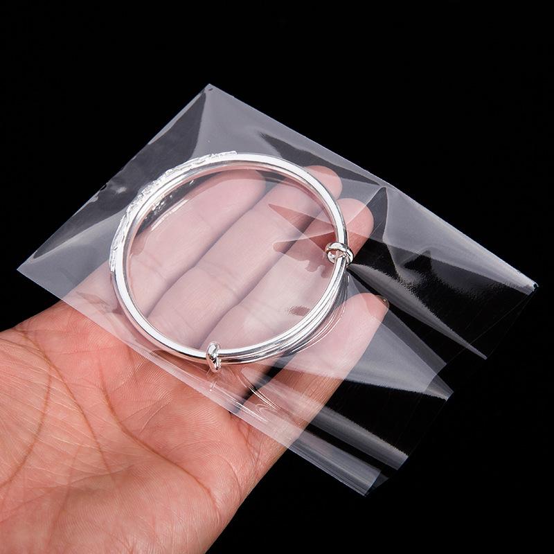 StoBag Opp Flat Bags Transparent Packaging Baking Snacks Cookies Bread Toffee Candy Snowflake Crisp For Birthday Candy Gift Bag