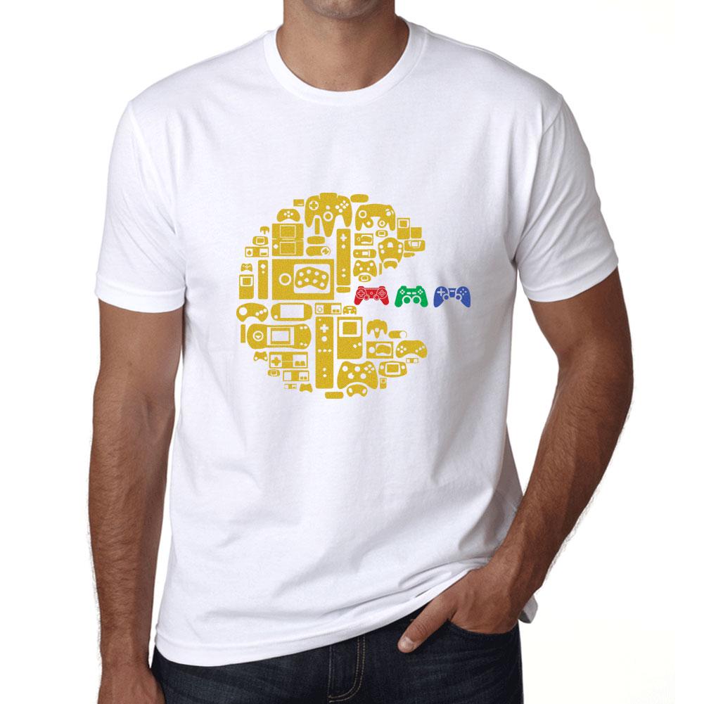 ULTRABASIC - Graphique Homme Classique Vintage Manette T-Shirt Esports Cadeau Imprime Tee-shirt