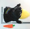 Crow Puppet Plush Toy for Puppet Shows and Ventriloquism [Bonus Included]