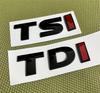 ABAU1 1pcs ABS High Quality TDI TSI Car Letter Rear Trunk Decals Emblem Badge Sticker Decal Styling