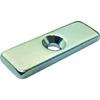 TRUSCO T05K04-M1.6 Neodymium Square Shape with Countersunk Screw Hole, 0.2 X 0.2 X 0.2