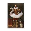 Vintage Funny Altered Art Poster Famous Portrait Prints Medieval Ltalian Oil Painting Canvas Painting Wall Art Living Room Decor
