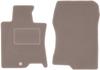 Beige Front Floor Mats For: Honda Accord VIII Sedan, Station Wagon, Tourer (2008-2015)