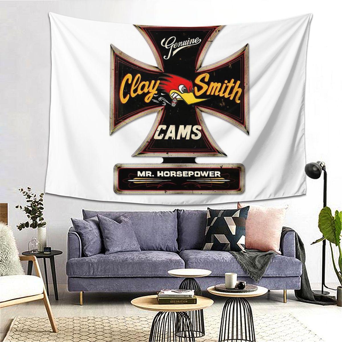 Made In The USA Street MrHorsepower Clay Smith Cams Tapestry Decor Art Aesthetic Tapestries Home Wall Cloth Wall Hanging 100X70CM