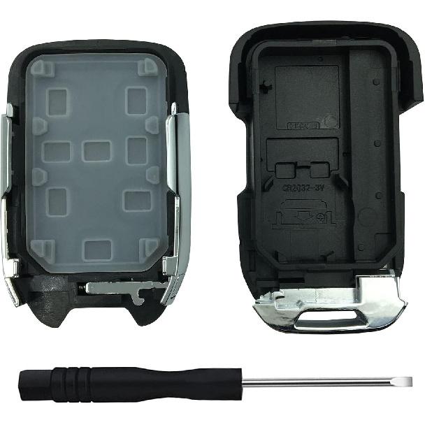 Replacement Keyless Entry Remote Key Fob Shell Case for GMC Acadia Terrain Yukon Chevy Suburban Tahoe Car Key Fob Cover (5 Button-B)