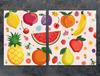 PLACA PROTECTORA DE CRISTAL PARA COCINA 85x52 FRUTAS